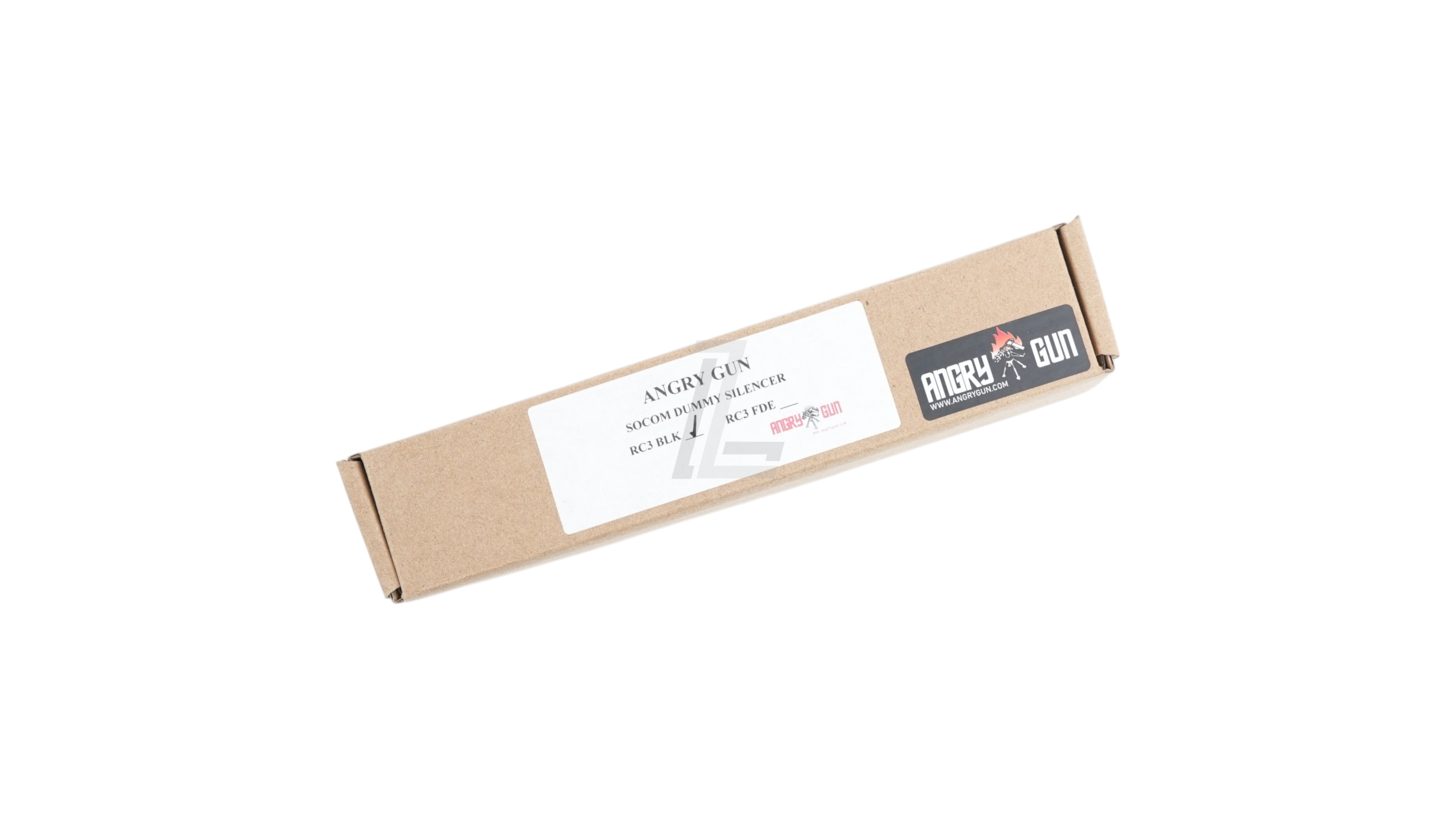 Landing Zone ANGRY GUN SOCOM556 RC3 dummy silencer packaging box in brown cardboard