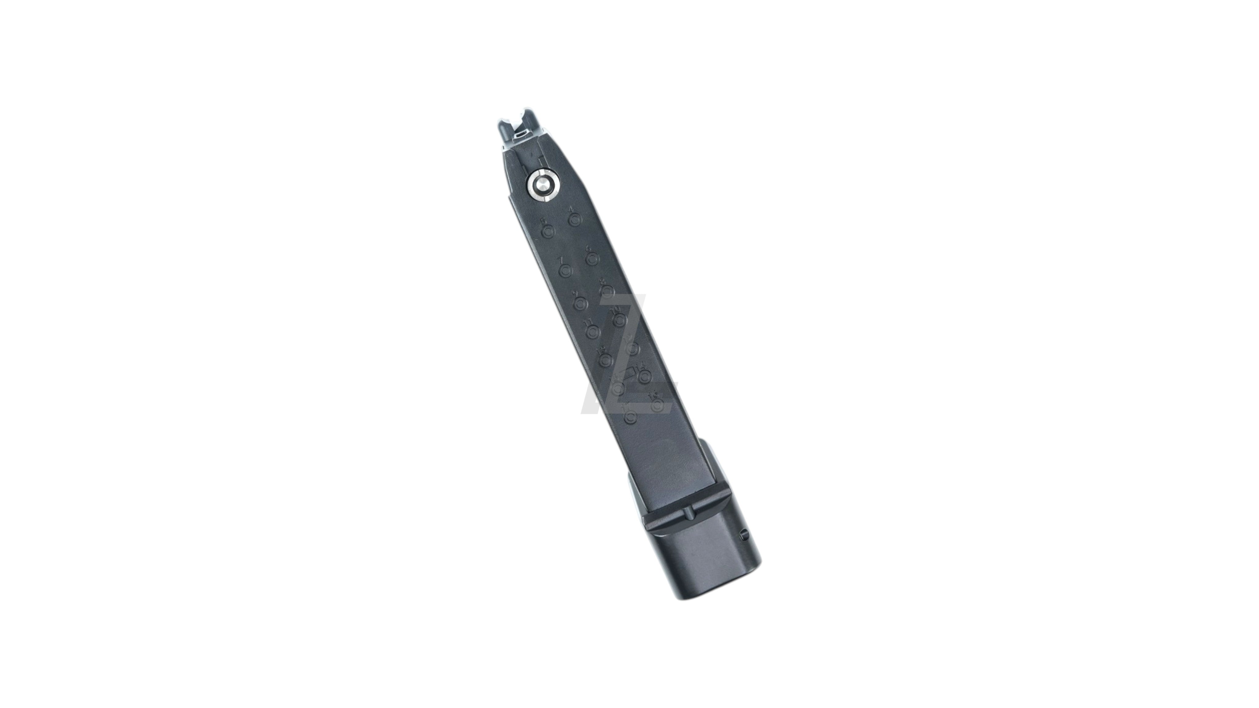Landing Zone black 28-round gas airsoft magazine for ARMY Ballerina R34 GBB pistol