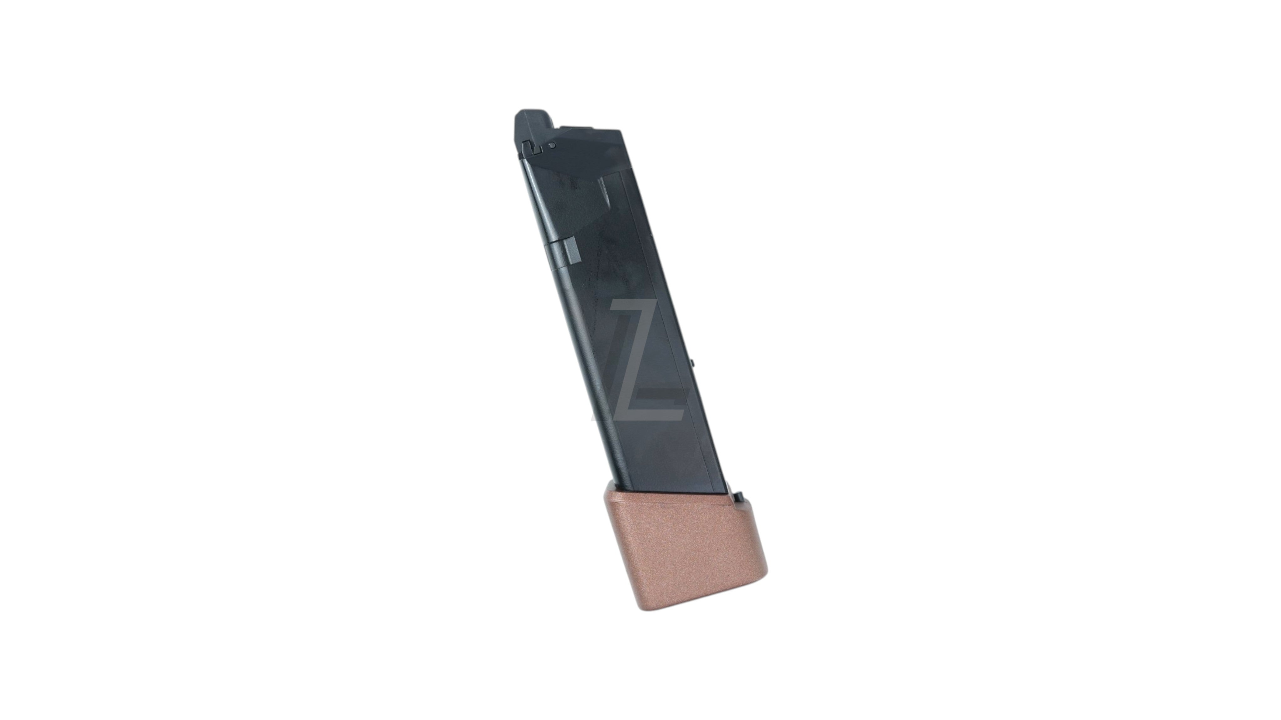 Landing Zone ARMY Ballerina R34 gas airsoft magazine in bronze with a 28-round capacity for GBB pistols