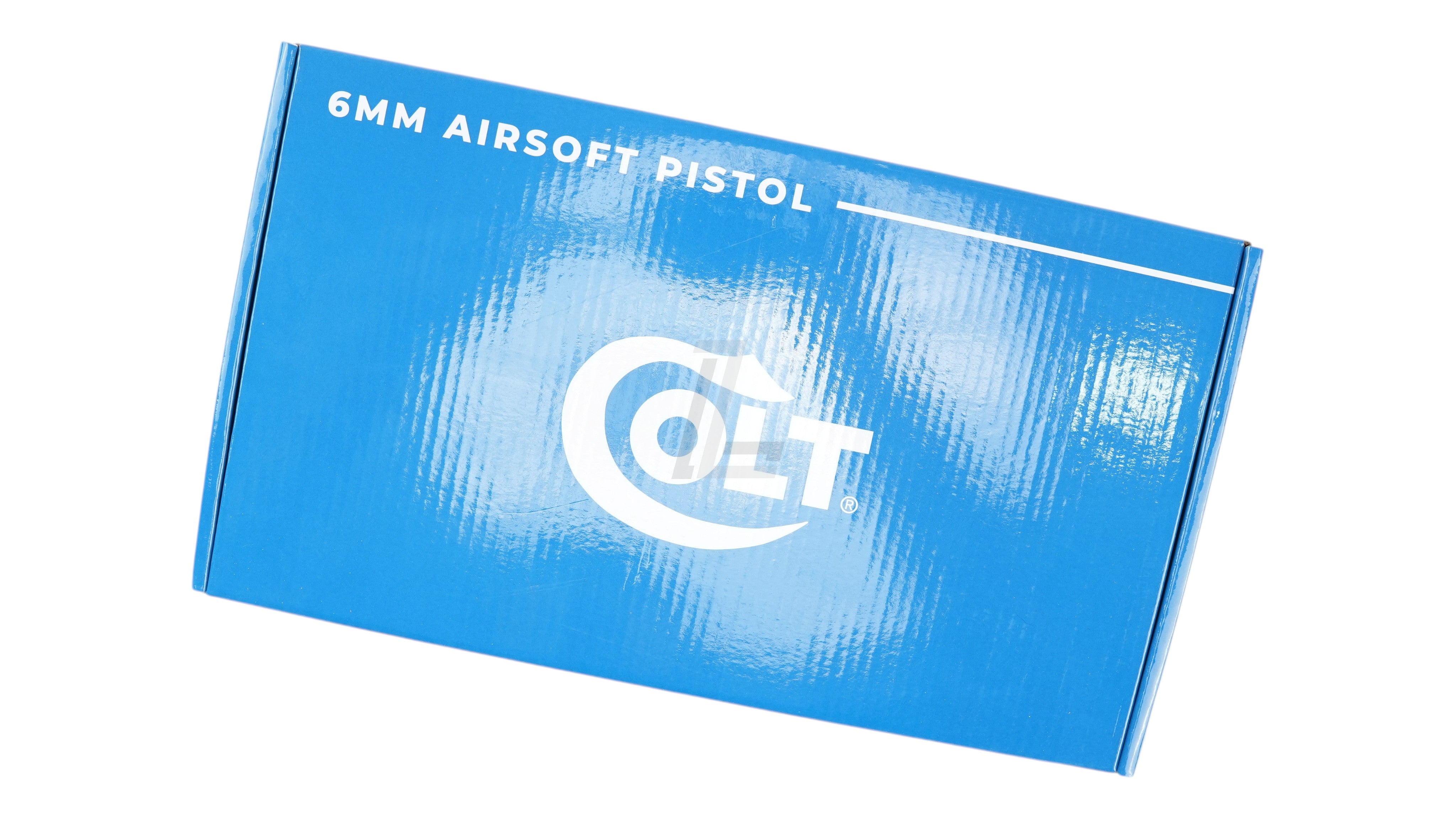 Landing Zone blue Colt licensed 6mm airsoft pistol packaging box