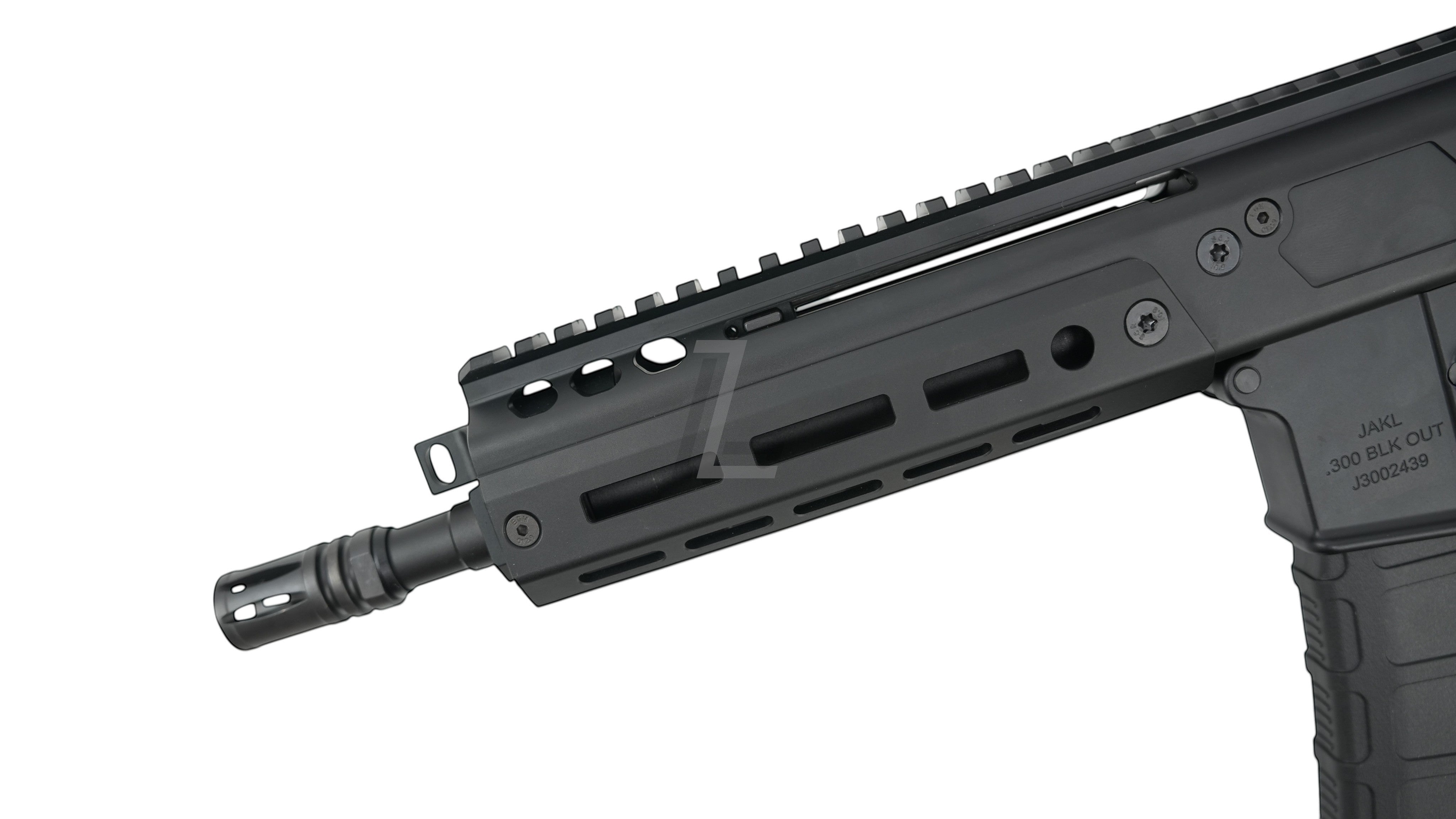Landing Zone Double Eagle DWS Lupus 8.5 inch black GBB airsoft rifle handguard with tactical rail
