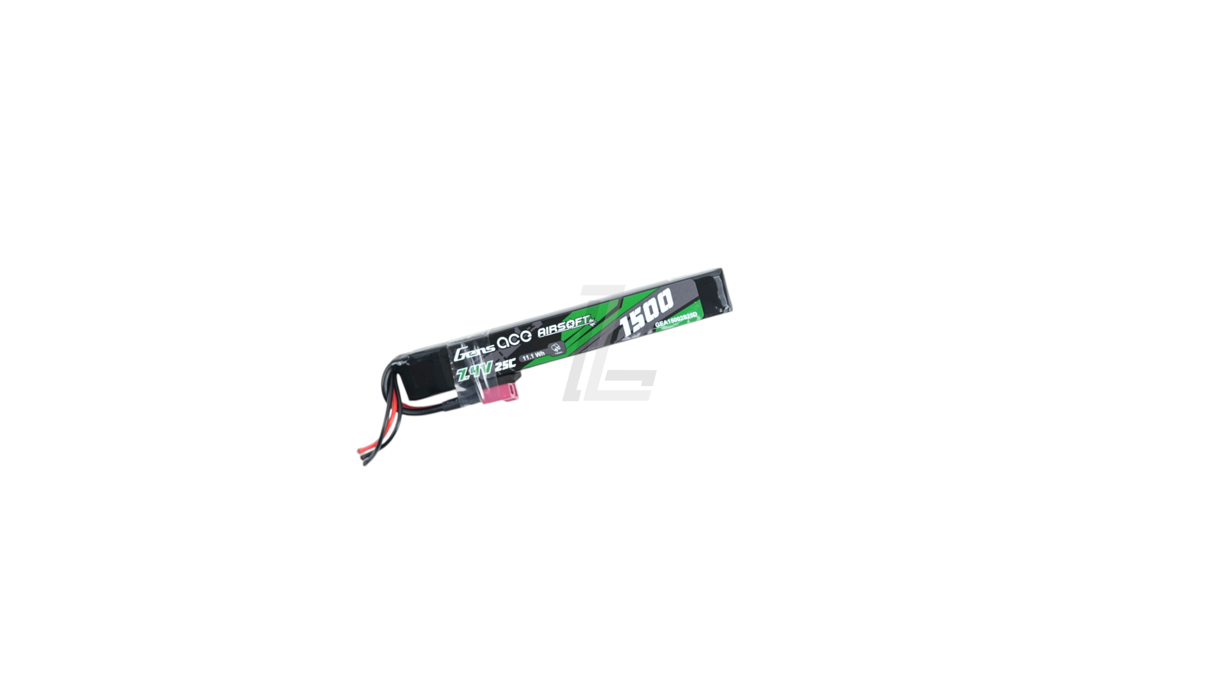 Landing Zone GENS ACE 7.4V 1500mAh 25C LiPo battery for airsoft guns with T-plug connector