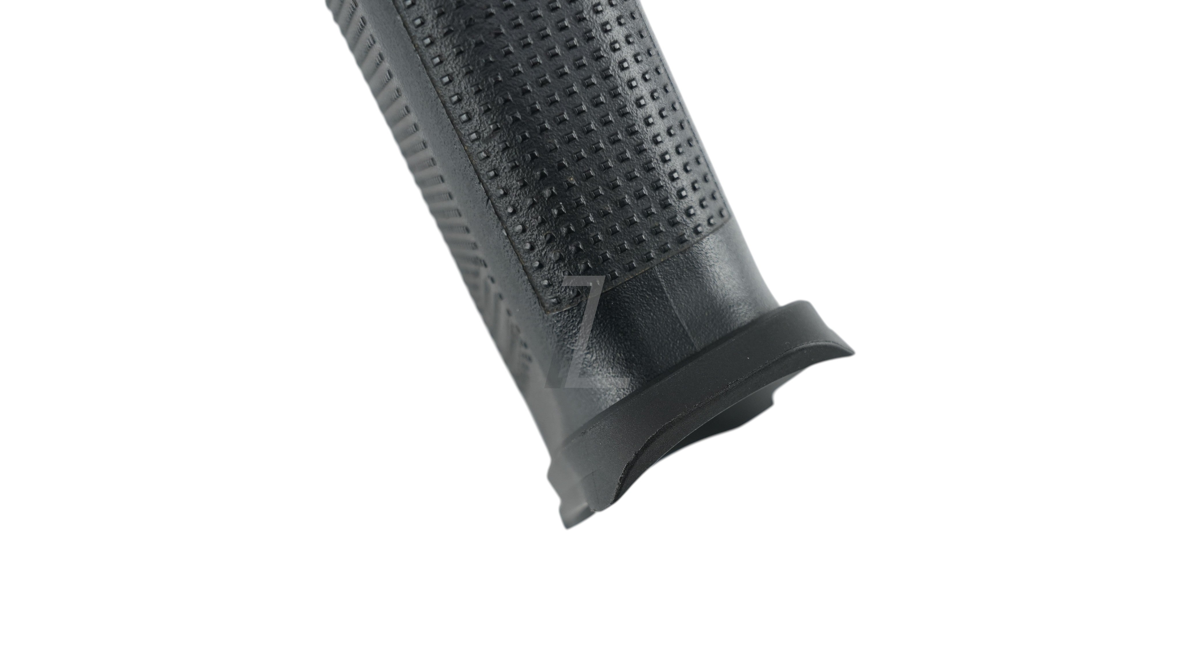 Landing Zone Guarder enhanced black magwell for Marui G17 Gen5 MOS pistol, featuring a textured grip design.