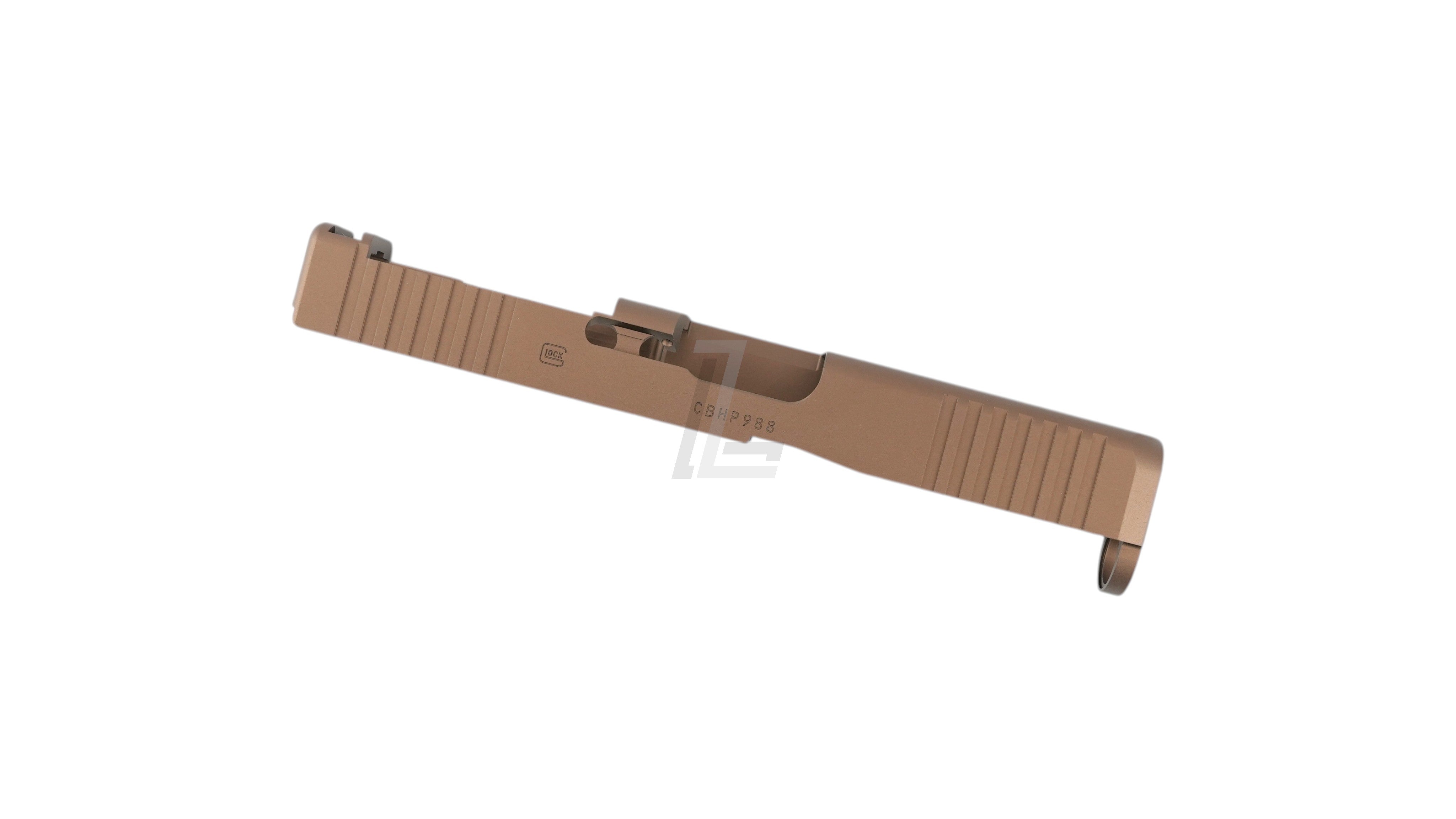 Landing Zone Guarder CNC aluminum slide in FDE for Marui G19 Gen5 MOS and G45 Gen5 MOS airsoft pistols