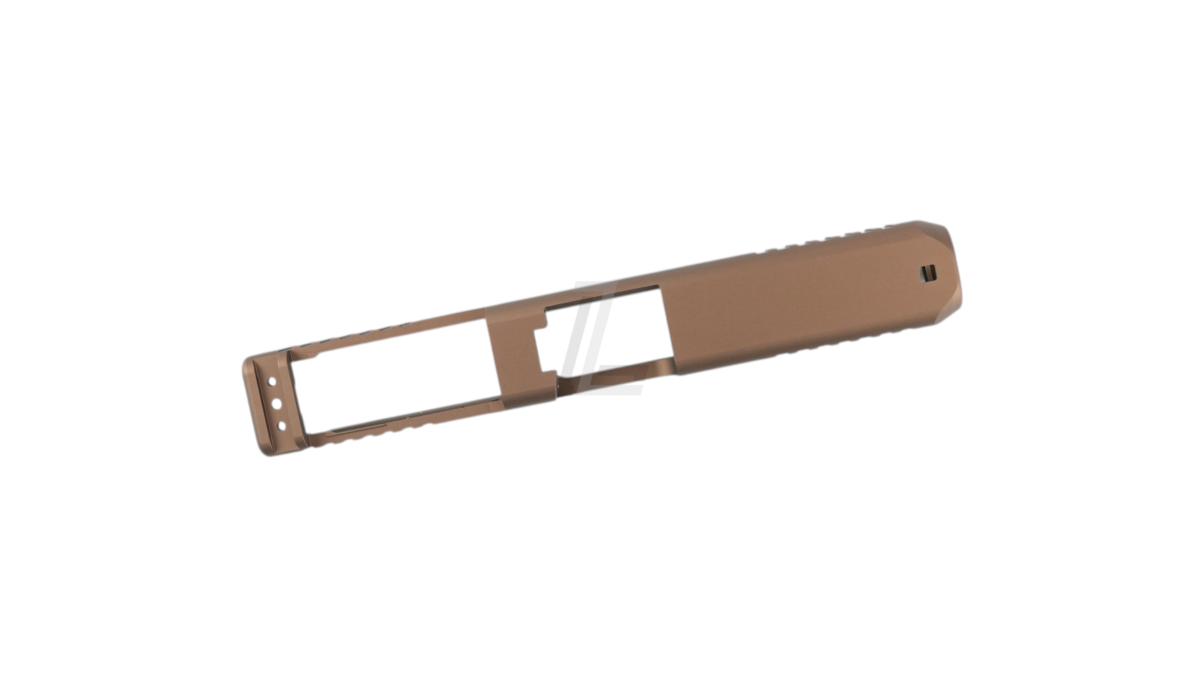Landing Zone Guarder CNC aluminum slide for Marui G19 Gen5 MOS in FDE finish