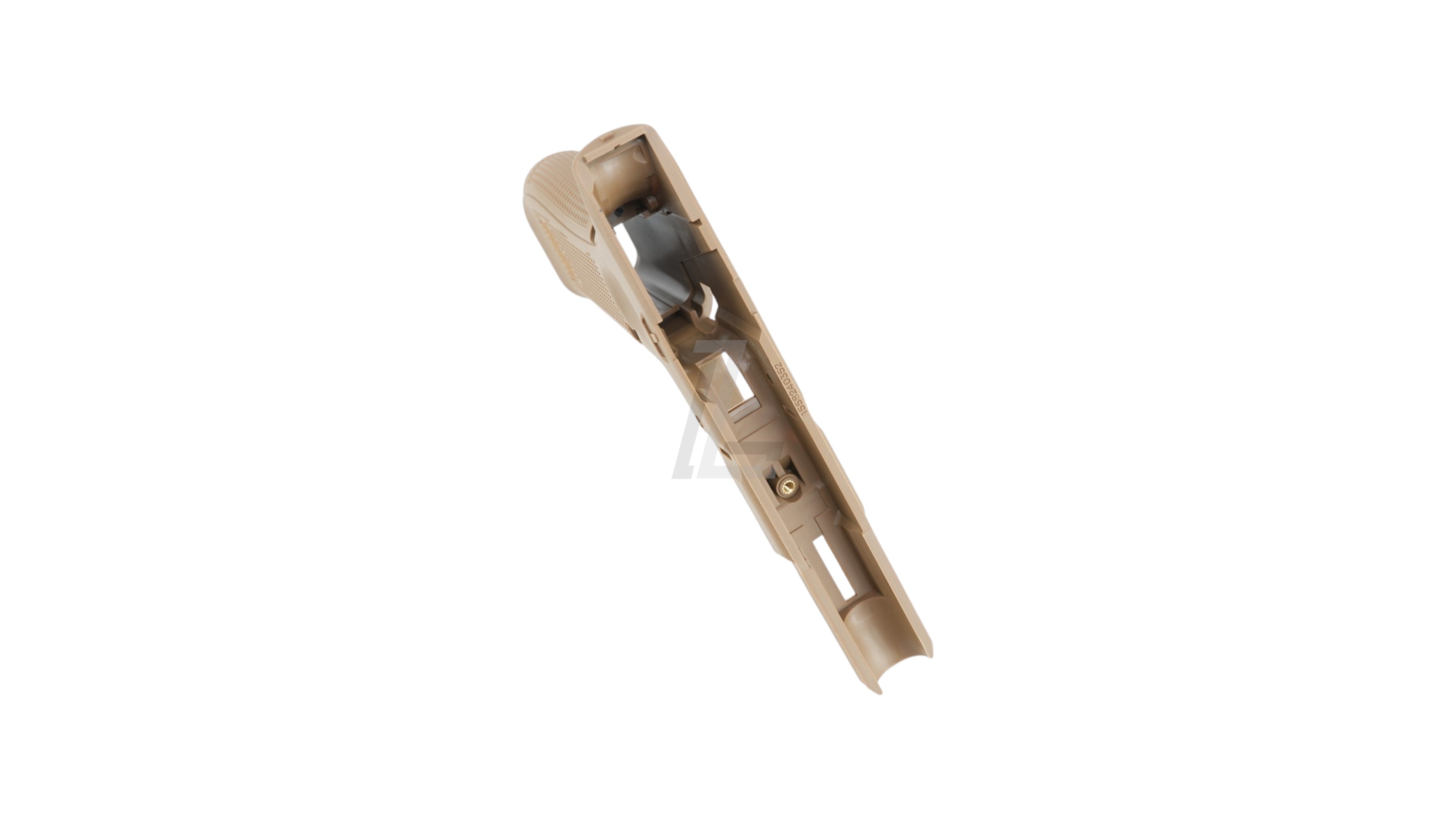 Landing Zone Guarder FDE lower frame for Tokyo Marui G17 Gen5 MOS airsoft pistol with textured grip