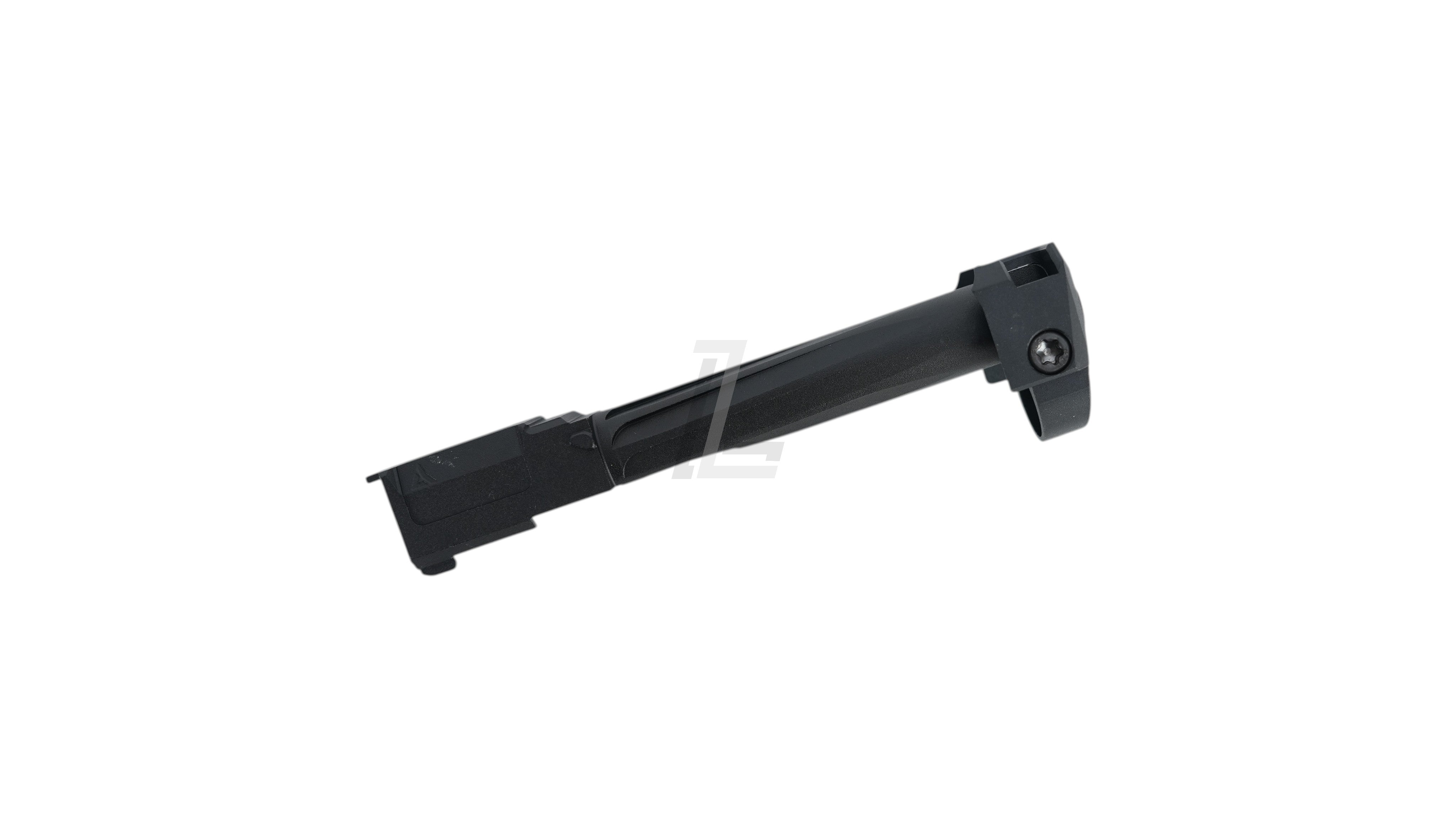 Landing Zone GUNDAY RA style black aluminum outer barrel with compensator for Marui G17 Gen5 MOS GBB pistol