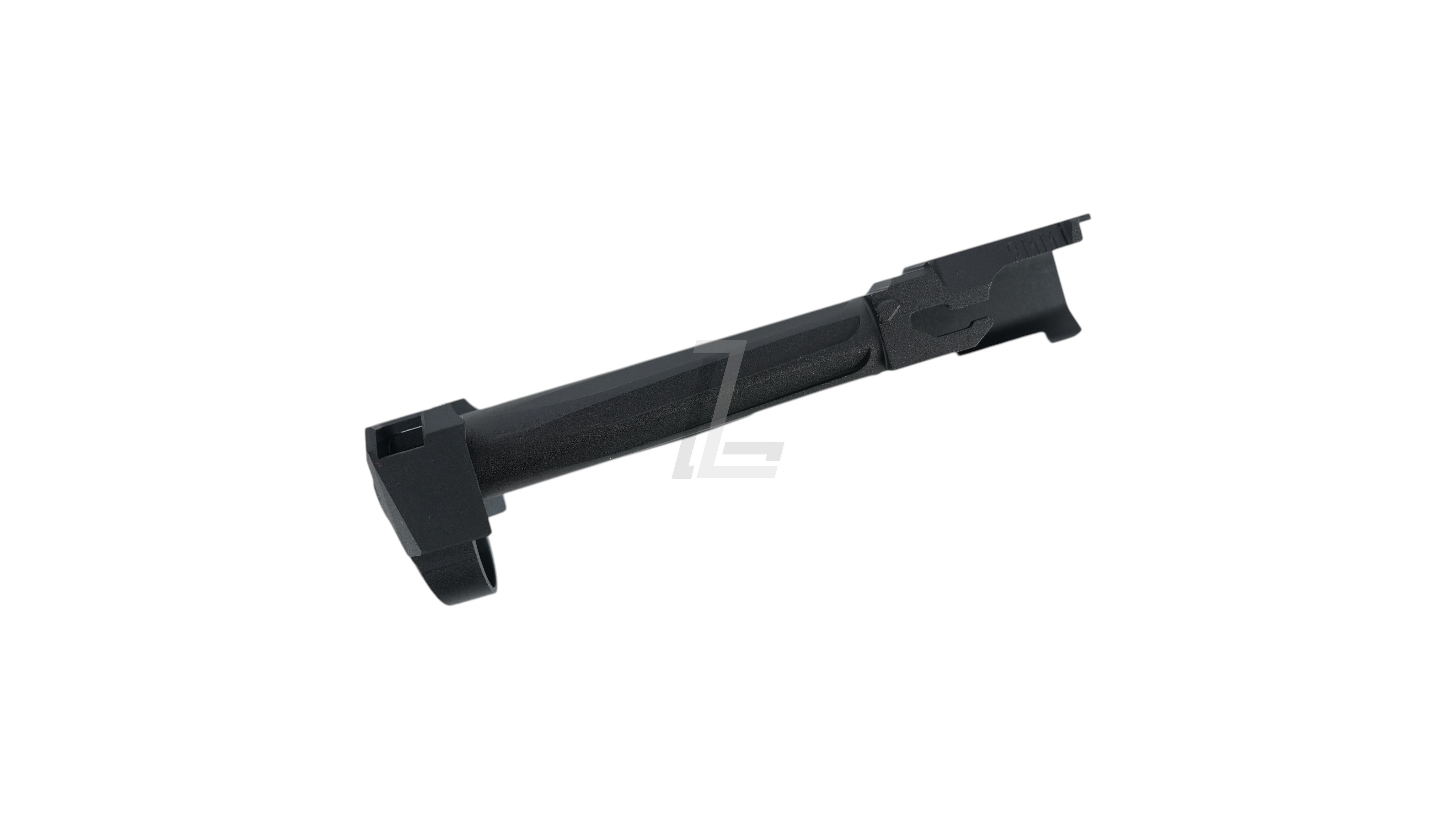 Landing Zone GUNDAY RA style black aluminum outer barrel with compensator for Marui G17 Gen5 MOS GBB pistol