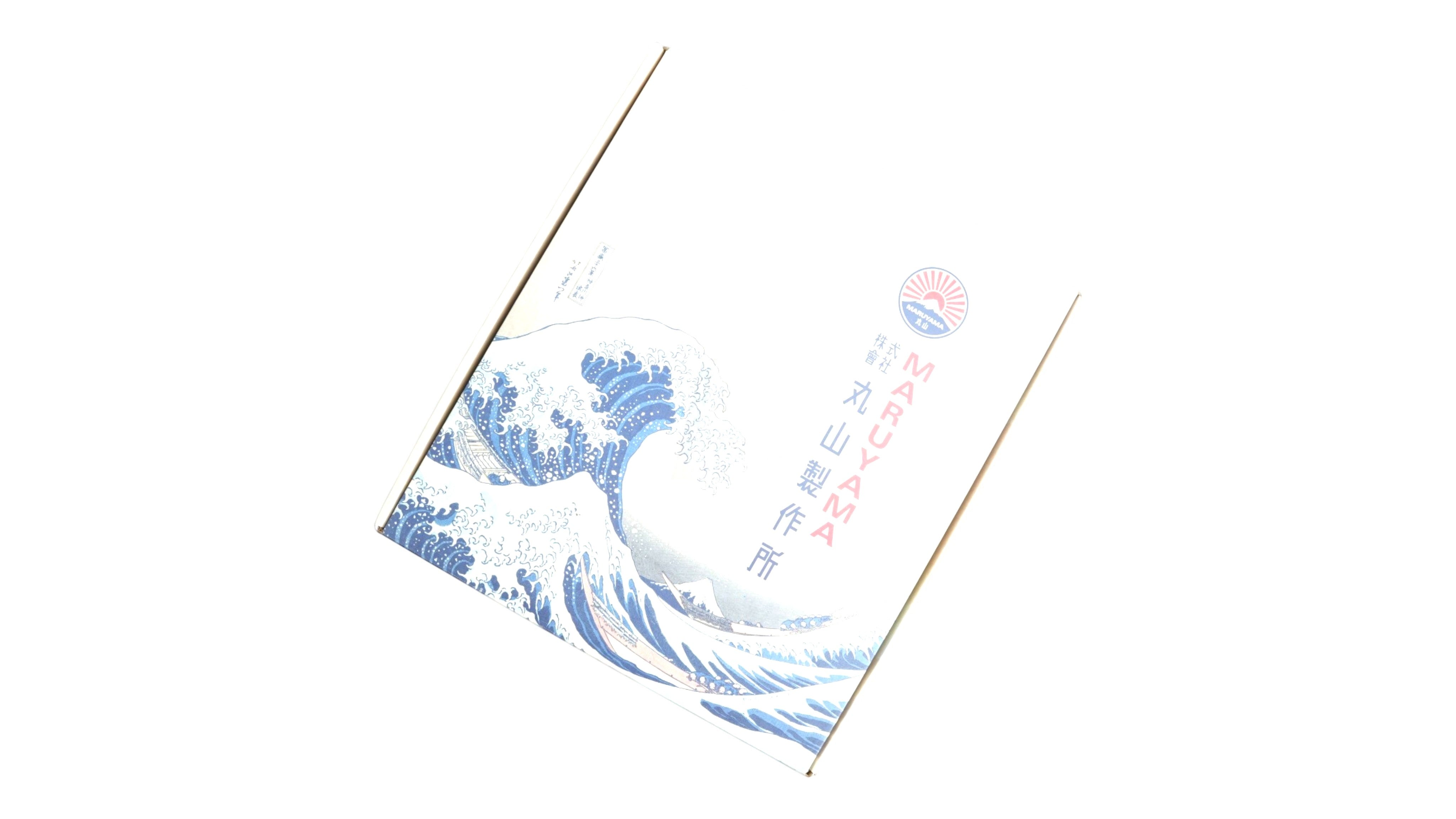 Landing Zone MARUYAMA MP-IX MP9 DX GBB airsoft box featuring The Great Wave off Kanagawa artwork