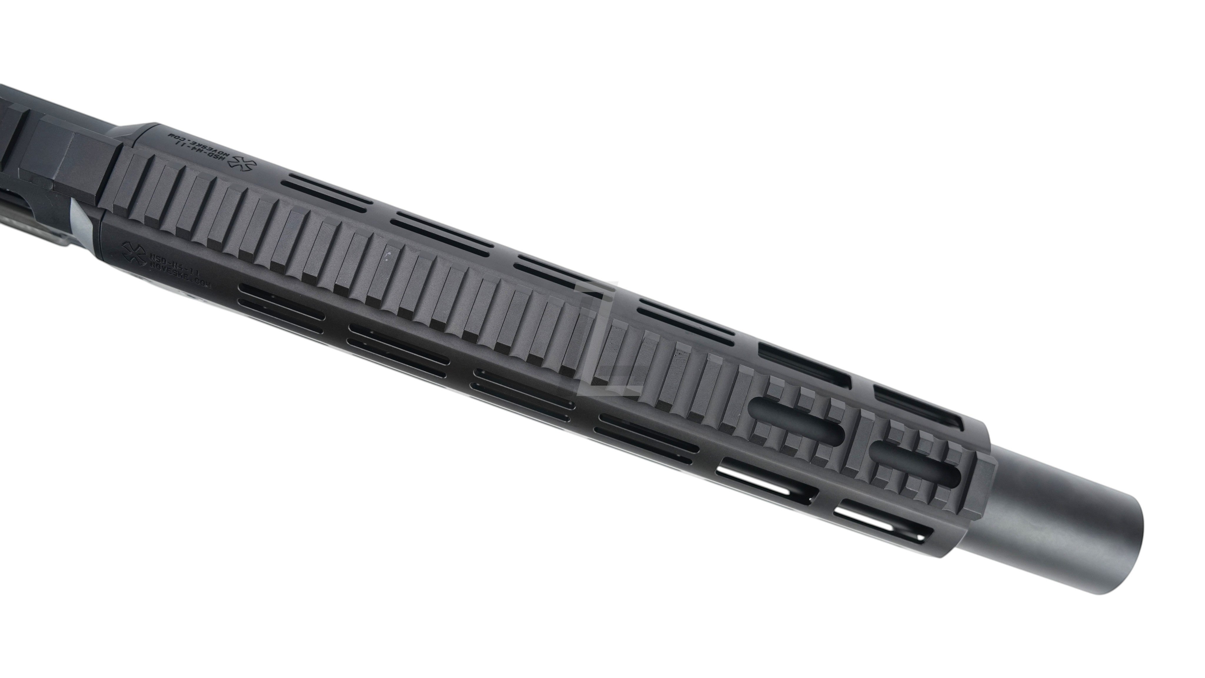 Landing Zone black metal Noveske N4 NSR handguard with integrated rail system for airsoft rifle
