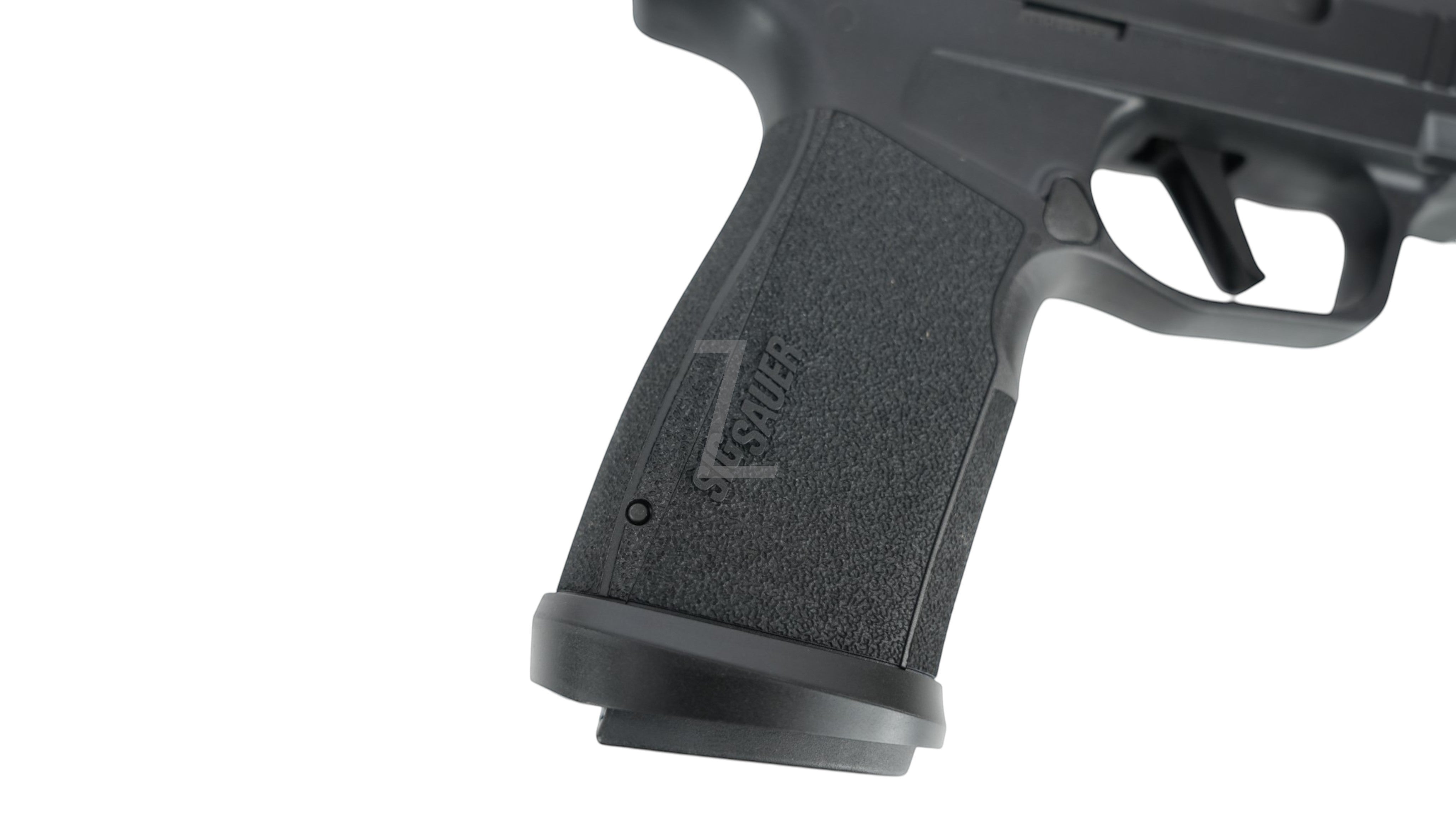Landing Zone PARA BELLUM P365 X-MACRO COMP GBB airsoft pistol grip with textured black polymer finish