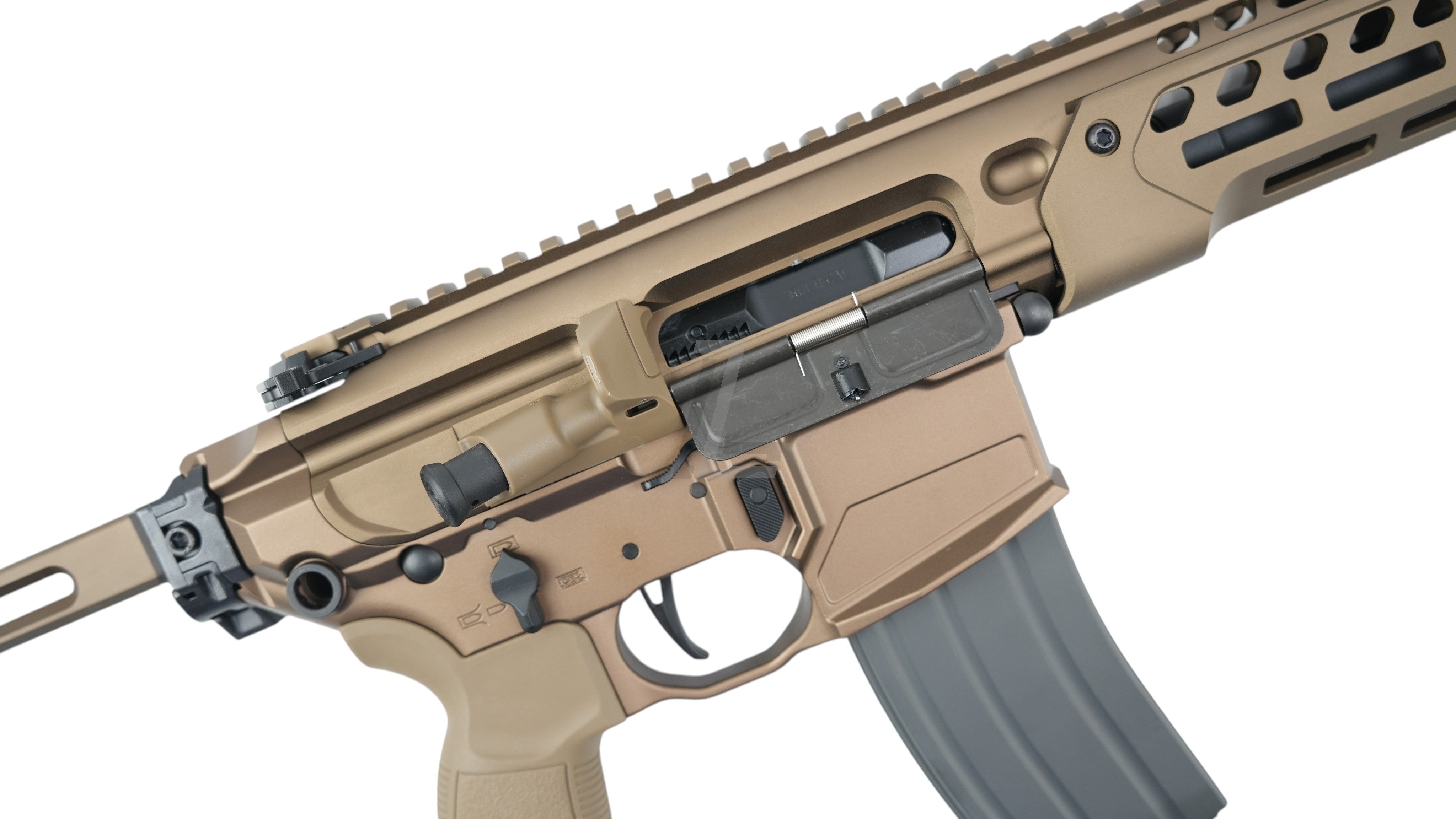 Landing Zone SALVO PRECISION MCX Spear LT GBB airsoft rifle in dark earth finish with MWS system and no markings