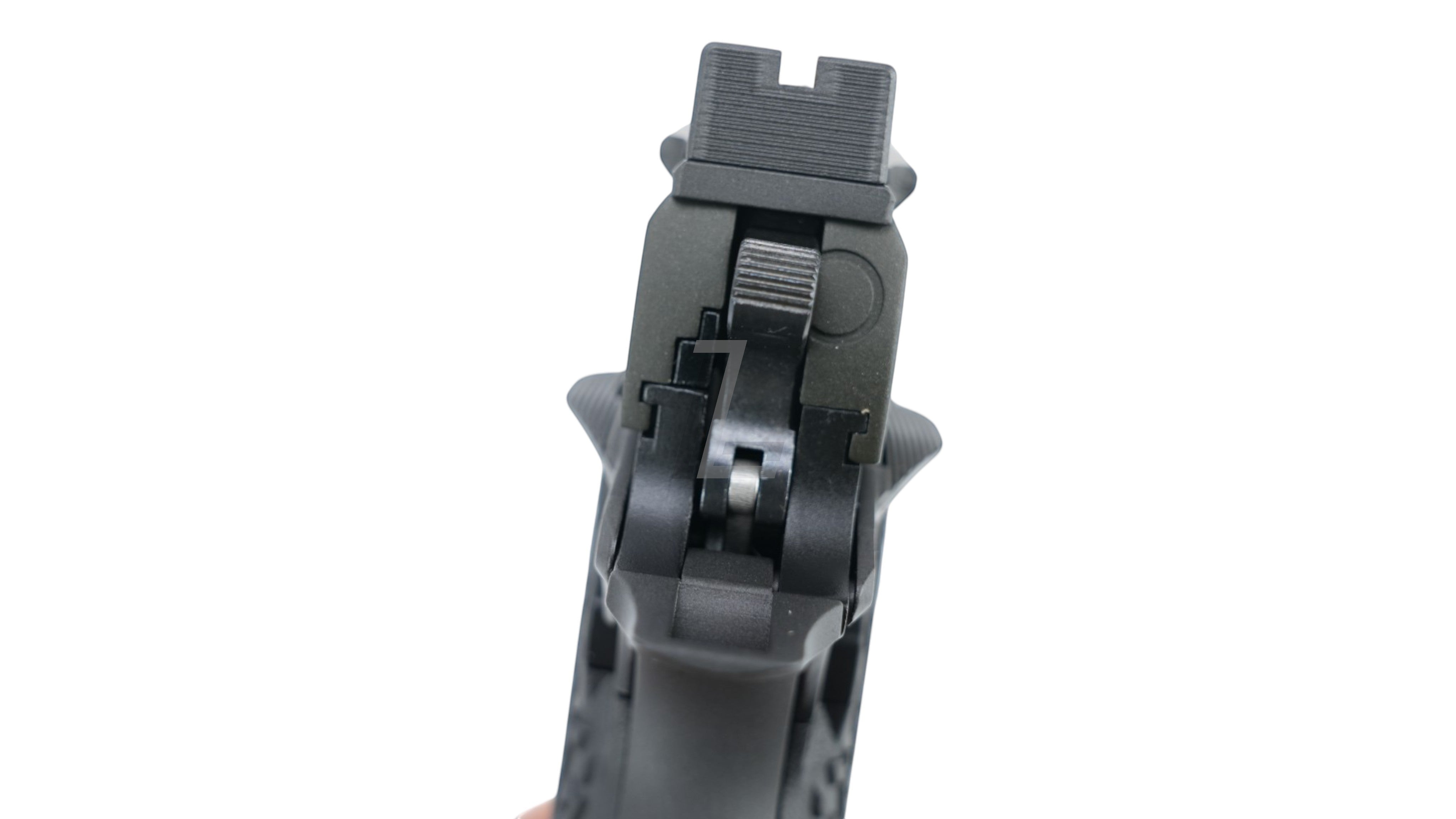 Landing Zone T8 X ARMY PLUS R611-3 STACCATO P GBB airsoft pistol, steel parts version, black