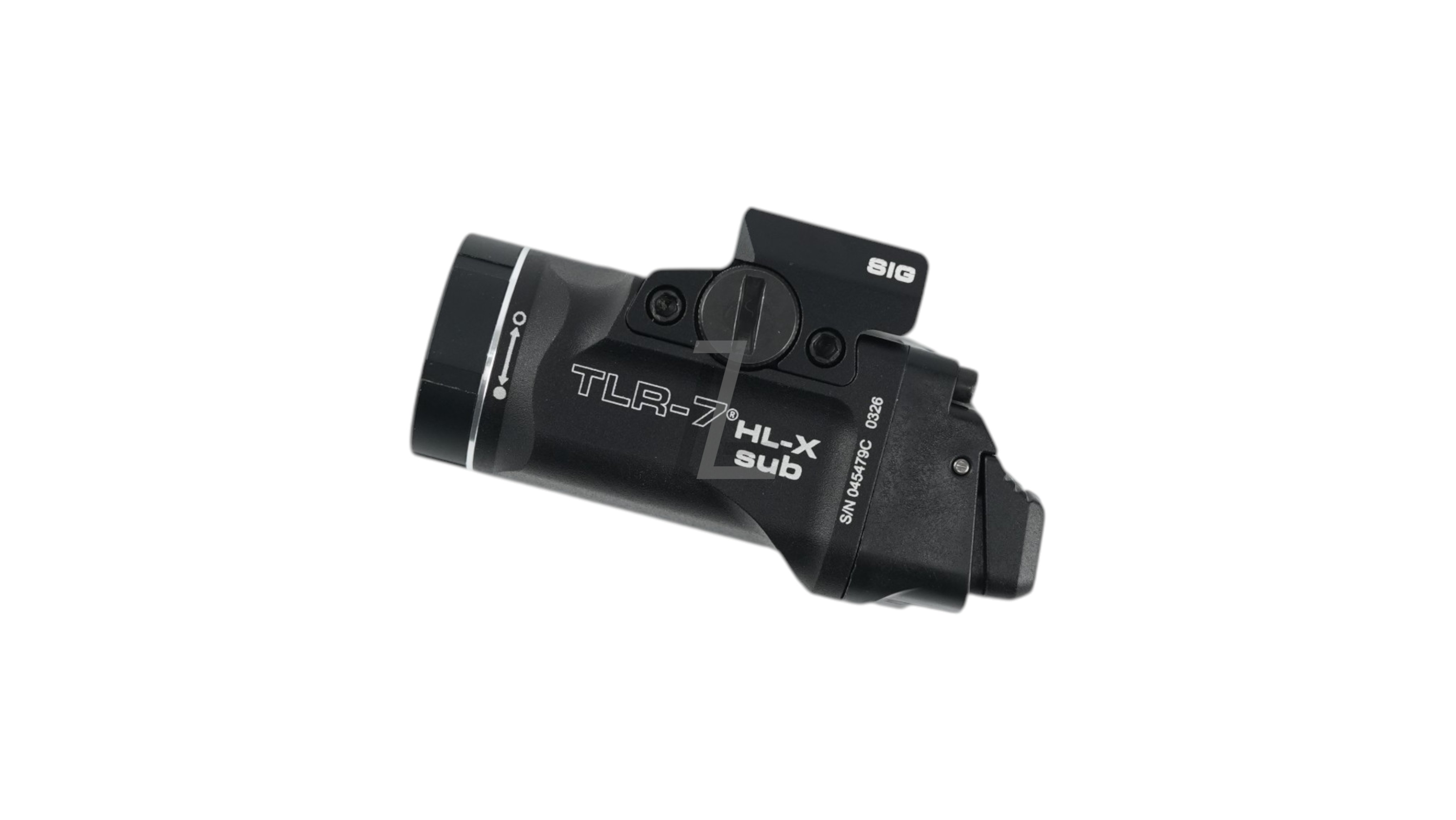 Landing Zone Streamlight TLR-7 HL-X SUB weapon light for Sig Sauer P365 in black finish