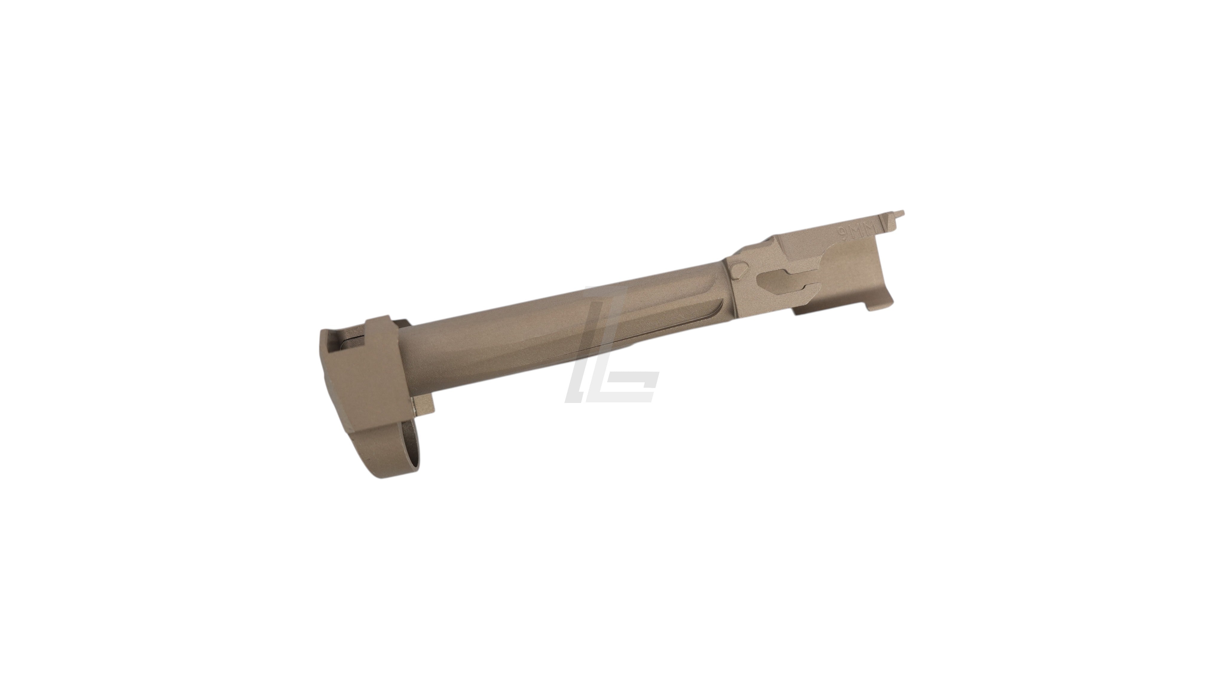 Landing Zone GUNDAY RA style tan aluminum outer barrel with compensator for Marui G17 Gen5 MOS GBB pistol