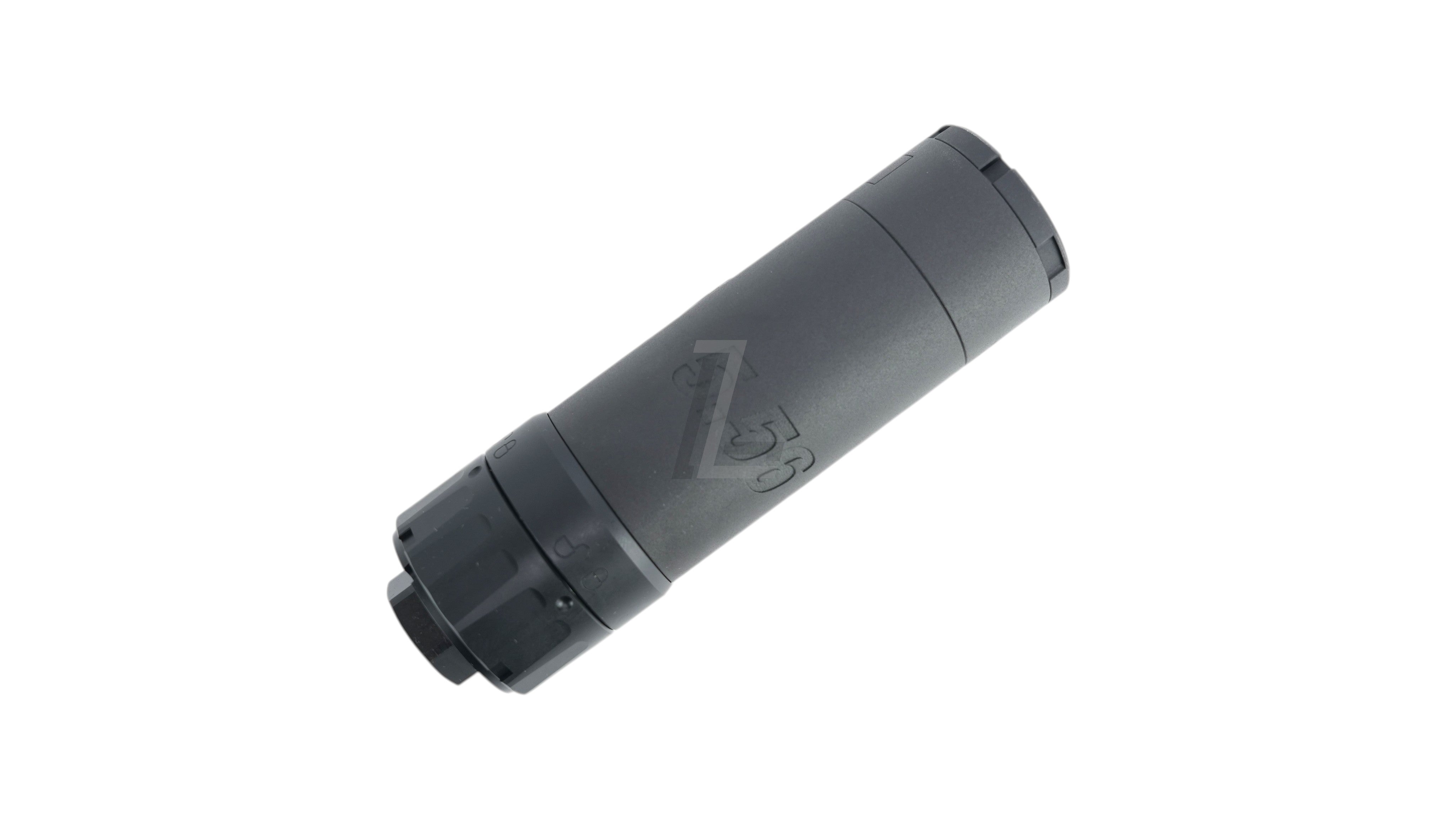Landing Zone TASK FORCE SLX556C black firearm suppressor with integrated flash hider mount