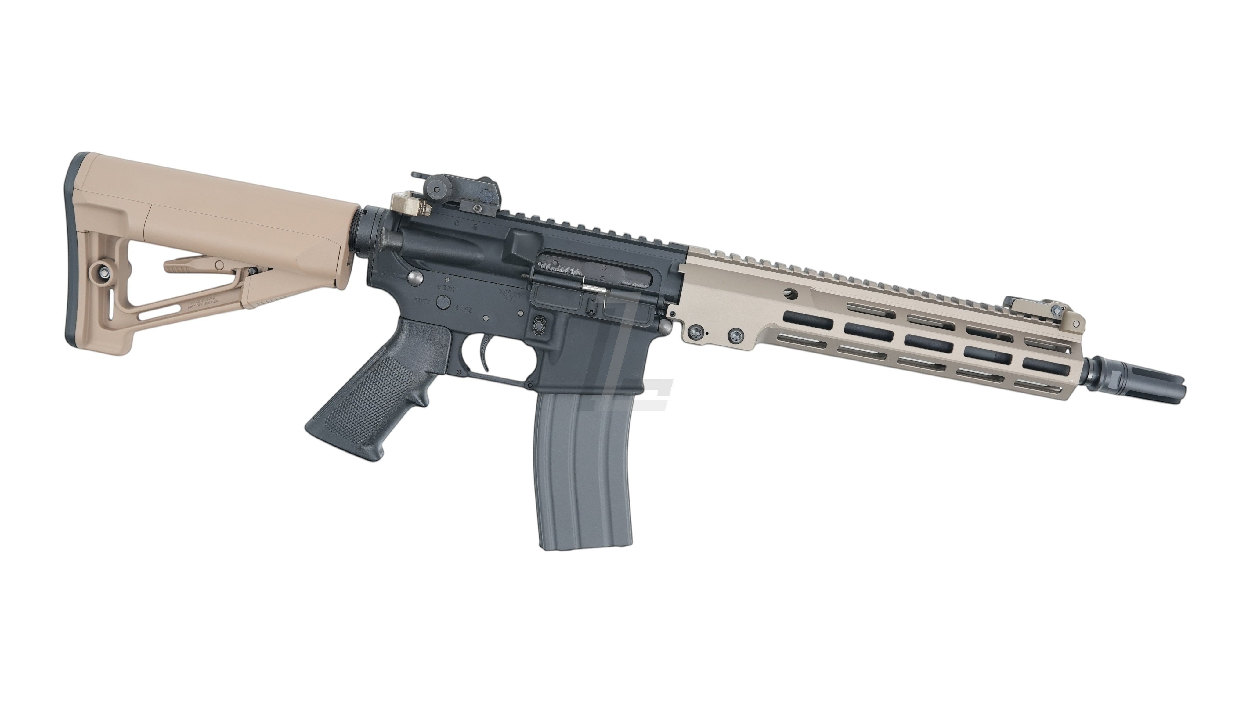 Landing Zone Tokyo Marui URG-I 11.5 inch GBB airsoft rifle with DDC handguard and black metal receiver