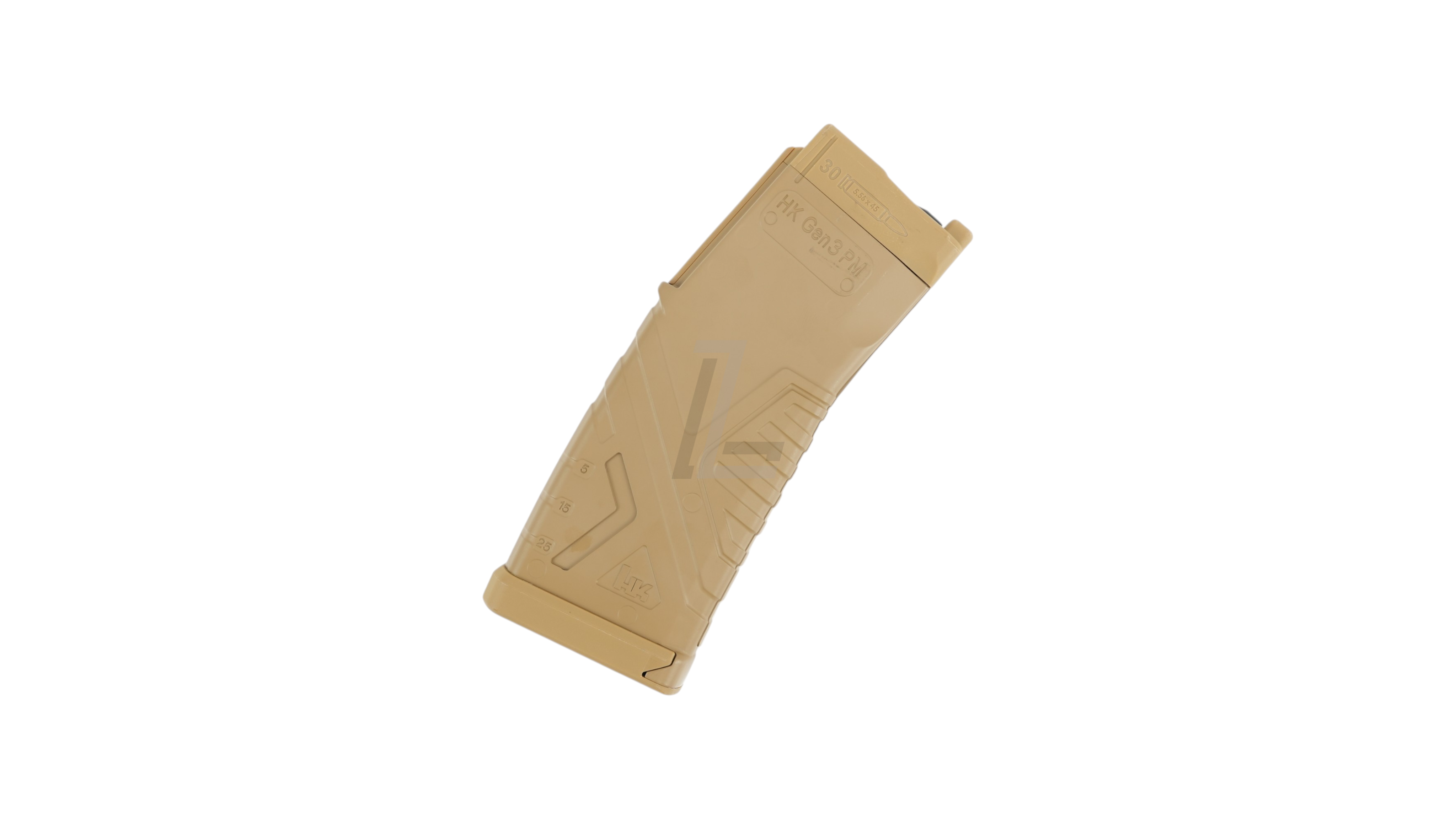 Landing Zone VFC H&K GEN3 30-round gas airsoft magazine in FDE flat dark earth finish for GBB rifles