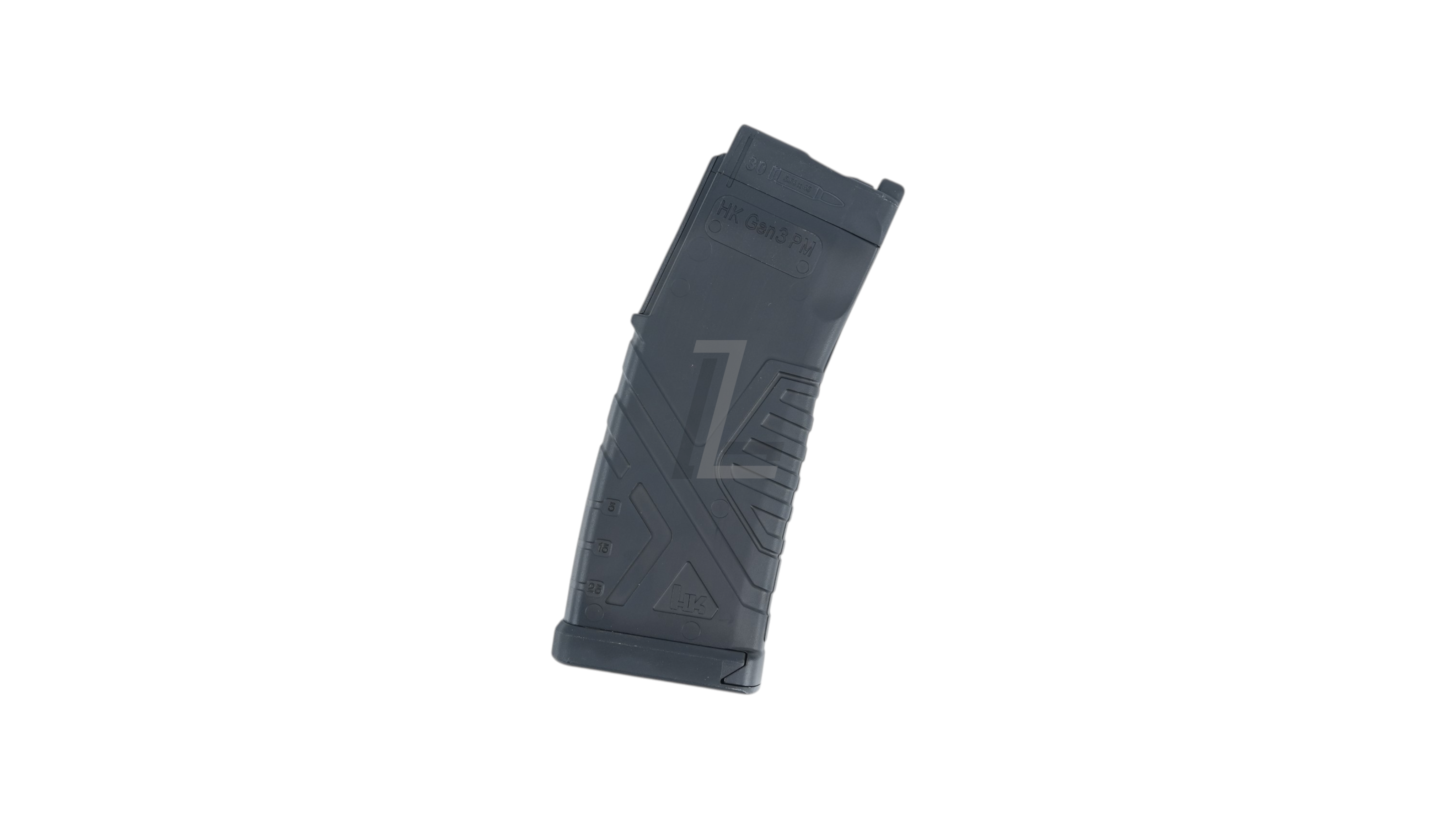 Landing Zone VFC H&K GEN3 30-round black gas airsoft magazine for GBB rifles with realistic textured design