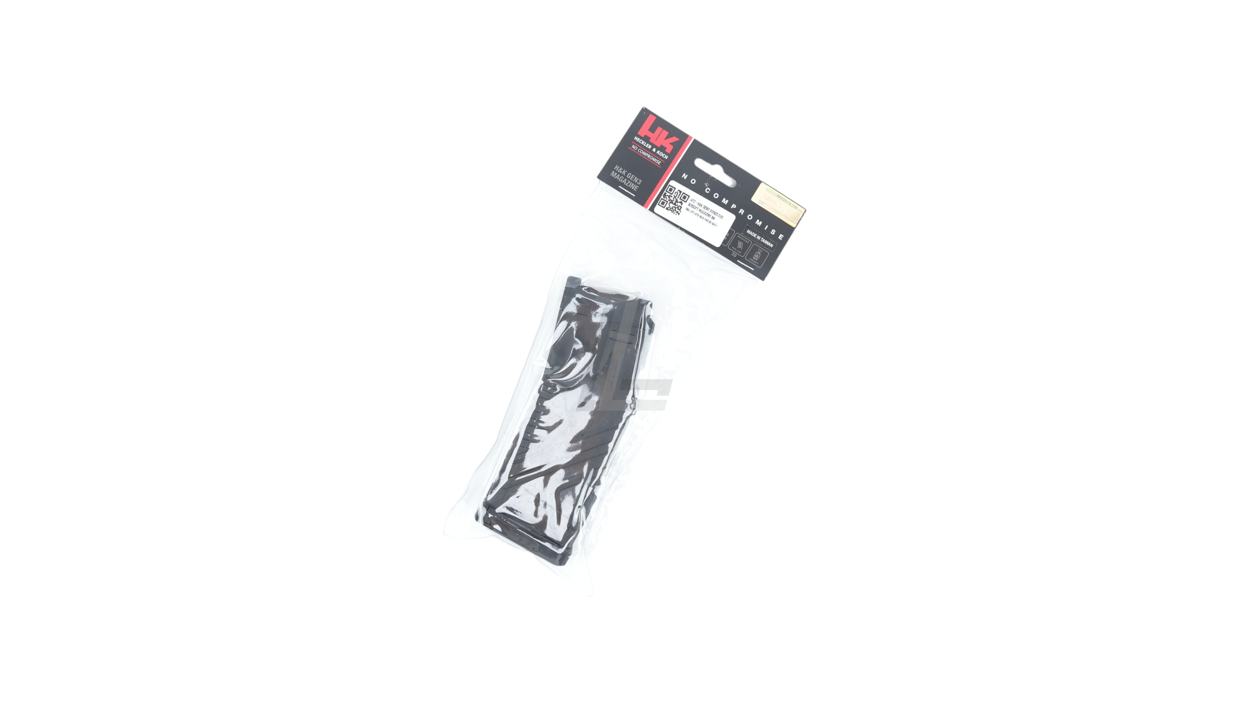 Landing Zone VFC H&K GEN3 30-round black gas airsoft magazine in original plastic packaging