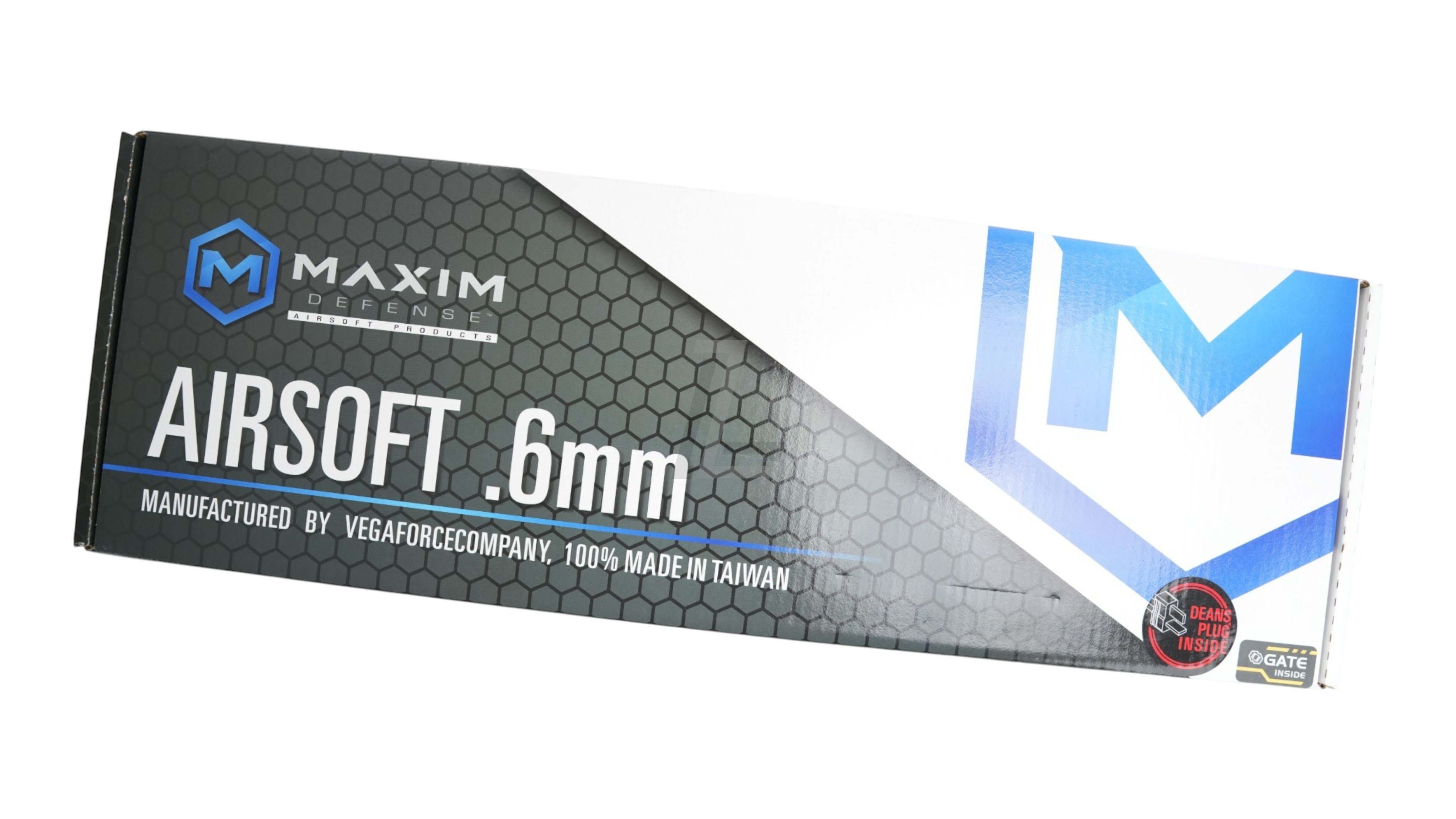 Landing Zone VFC Maxim Defense PDX-SD AEG airsoft rifle packaging box with GATE ASTER branding