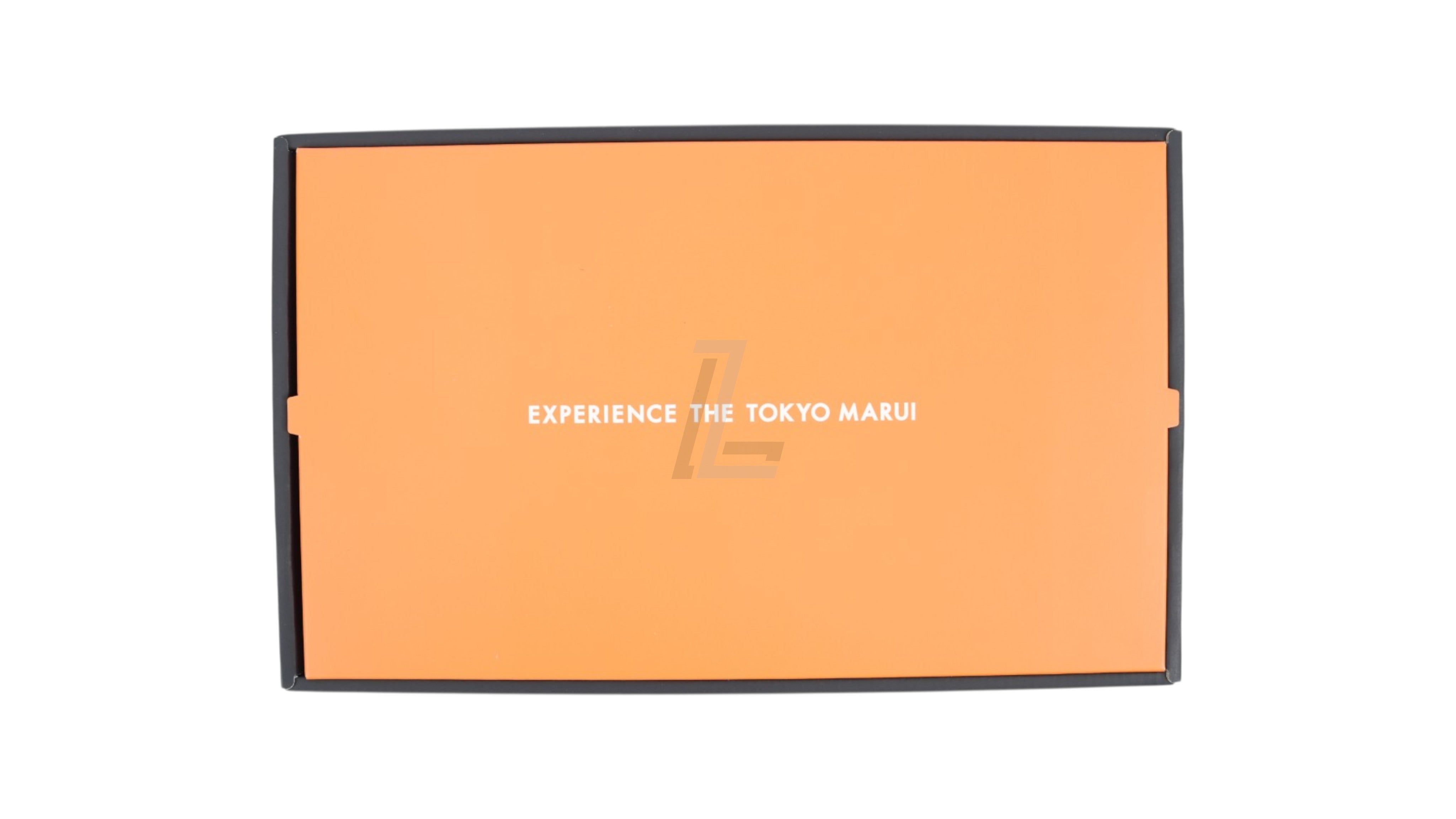 Landing Zone Tokyo Marui G19 Gen5 MOS GBB airsoft pistol box with orange lid and white text.